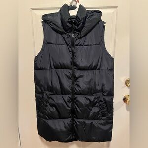 Reserved Dark blue Puffer Vest